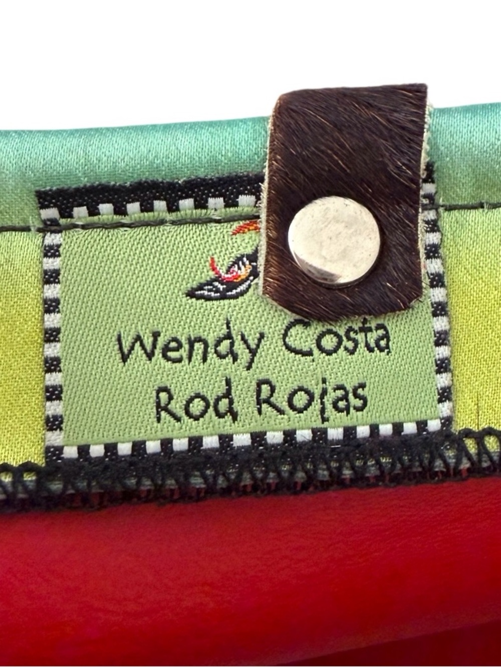 90s Y2K Wendy Costa x Rod Rojas Art To Wear Whimsical Shoe Print Bag - Picture 5 of 5